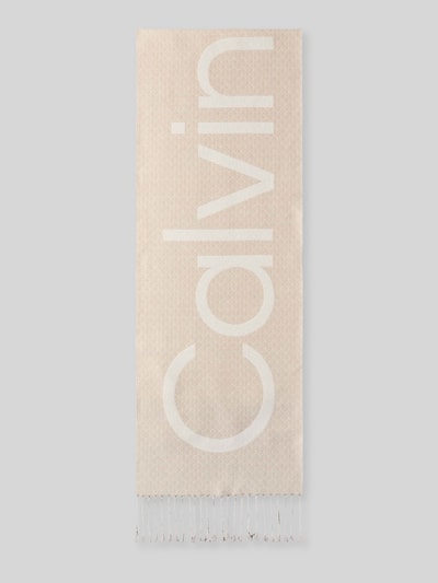 CK Calvin Klein Sjaal van wolmix Beige - 1