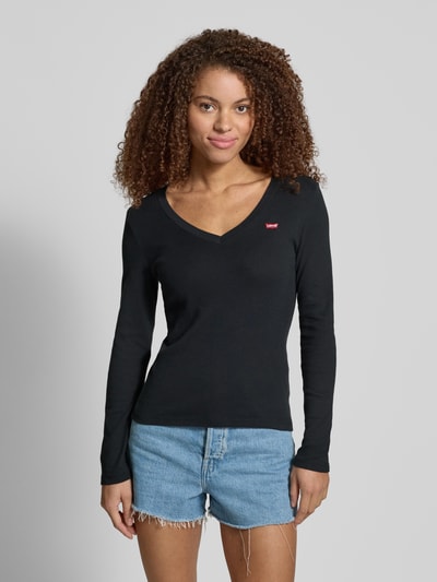 Levi's® Longsleeve mit Label-Detail Black 4