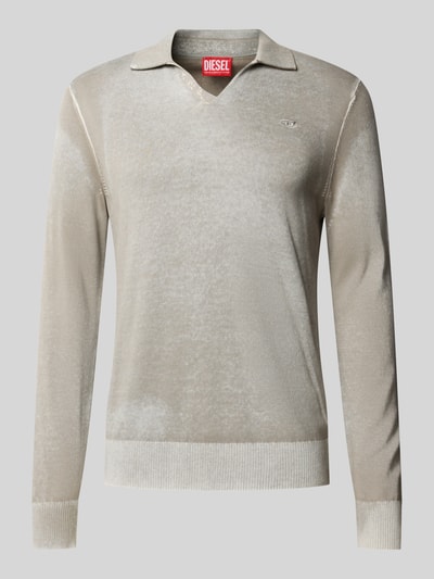 Diesel Pullover mit Polokragen Modell 'K-LAWRENCE' Beige 2