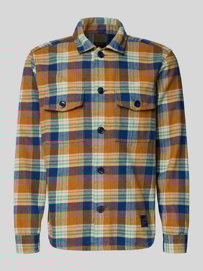 OLYMP Level Five Casual fit overhemdjack met borstzakken Cognac - 2