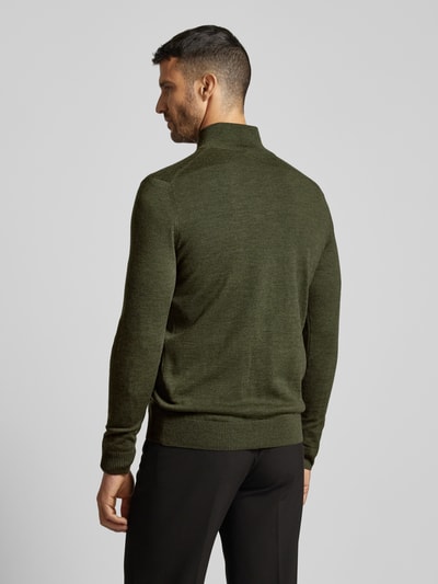 JOOP! Collection Strickpullover mit Troyer-Kragen Modell 'Dario' Gruen 5