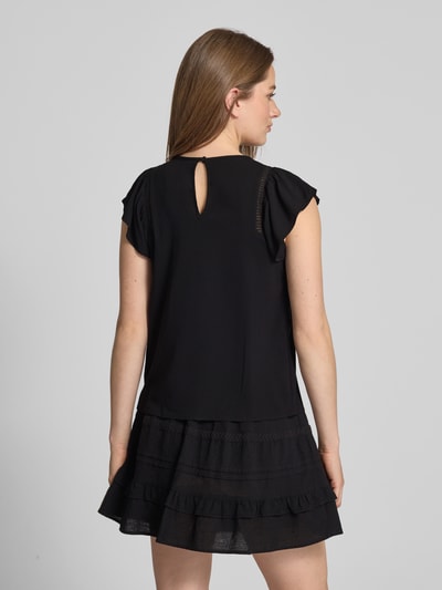 Vero Moda Regular Fit Blusentop aus Viskose-Mix Modell 'BELLA' Black 5
