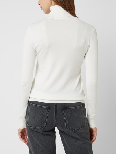 Guess Rollkragenpullover mit Streifenmuster Modell 'Noemi' Offwhite 5