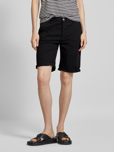 MAC Regular Fit Chino-Shorts mit Gürtelschlaufen Black 4