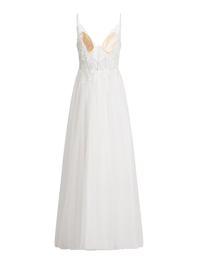 Luxuar Brautkleid aus Spitze und Tüll Offwhite 3