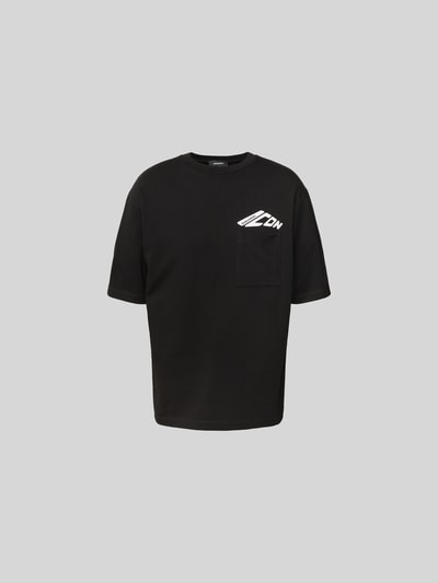 Dsquared2 Loose Fit T-Shirt mit Rundhalsausschnitt Black 2
