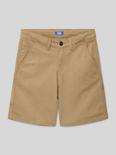 Jack & Jones Bermudas mit Eingrifftaschen Modell 'TONY' Camel 1