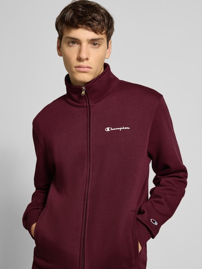 CHAMPION Dres o kroju regular fit z nadrukiem z logo Bordowy 3