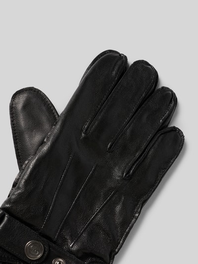 EEM Rękawiczki z detalem z logo Czarny 3