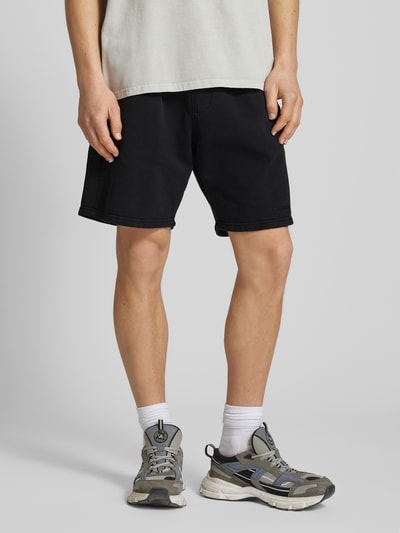 Pegador Sweatshorts mit Label-Stitching Black 4