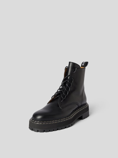 Proenza Schouler Schn rboots aus echtem Leder black online kaufen