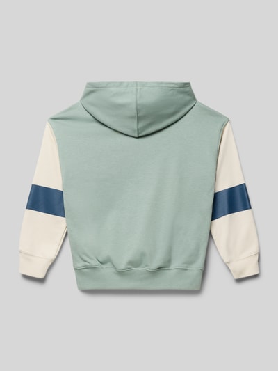 Productfoto, Regular Fit Hoodie mit Logo-Print van GAP, katoenmix, regular fit, logoprint, capuchon, kangoeroezak, elastische boorden