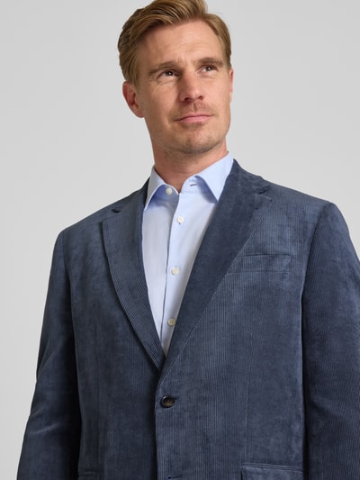 Christian Berg Men Regular Fit Sakko mit Reverskragen und Pattentaschen Rauchblau 3
