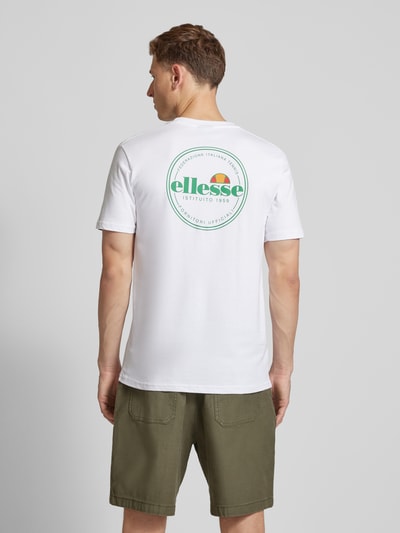 Ellesse T-shirt z nadrukiem z logo model ‘LIAMMO’ Biały 5