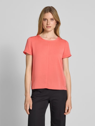 Marc Cain Blusenshirt mit Rundhalsausschnitt Koralle 4
