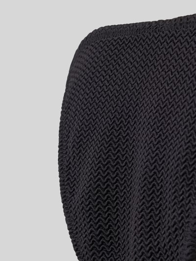 Produktfoto, Bikini-Slip mit Schnürverschluss von Seafolly, schwarzer Material-Mix mit Stretch-Anteil, feine Struktur, körpernaher Schnitt.