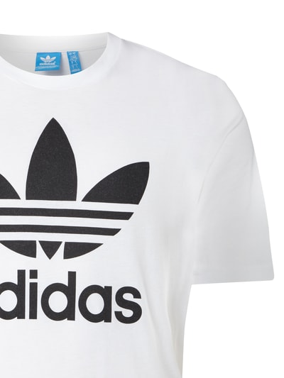 adidas Originals T-Shirt mit großem Logo-Print Weiss 2