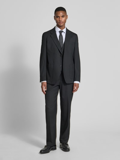 Cinque Super slim fit gilet met stretch, model 'Cifistivo' Zwart - 1