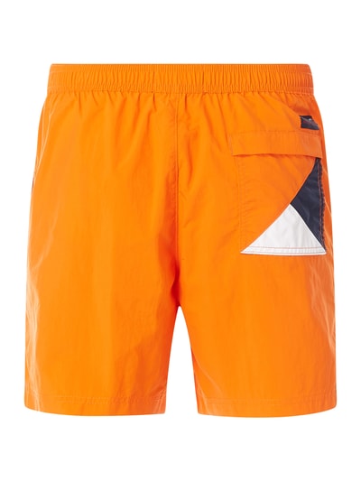 Tommy Hilfiger Slim Fit Badeshorts mit Logo-Anhänger Orange 3