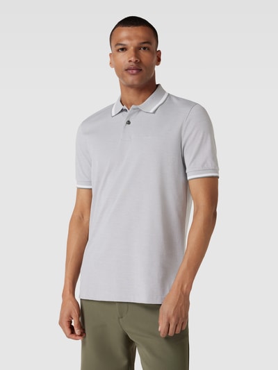 BOSS Poloshirt mit Label-Stitching Modell 'Parlay' Lind 4