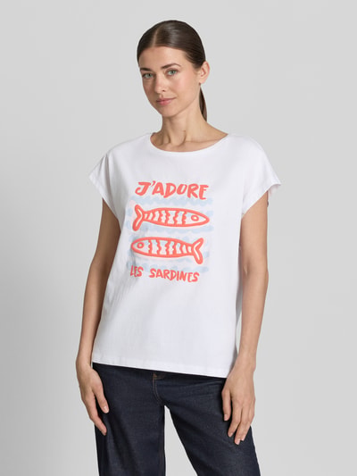 Smith and Soul Oversized T-Shirt mit Motiv-Print Weiss 4
