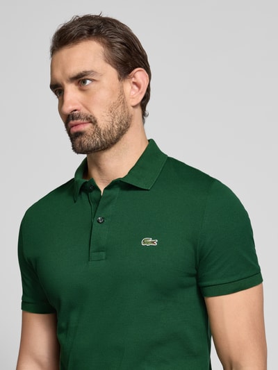 Lacoste Slim Fit Poloshirt aus reiner Baumwolle Gruen 3
