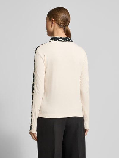 Marc Cain Poloshirt met korte knoopsluiting Zand - 5