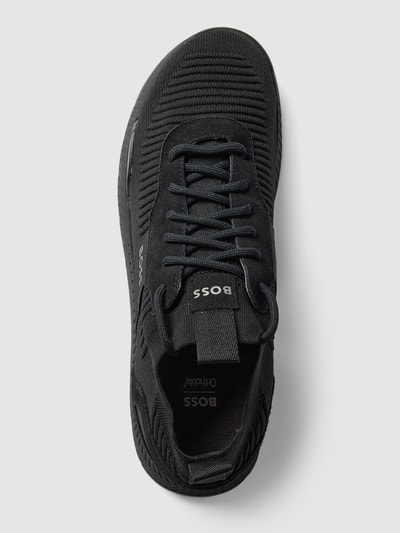 BOSS Sneaker mit Label-Details Modell 'Titanium_Runn' Black 4