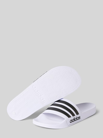 adidas Sportswear Badslippers met label-reliëf model 'ADILETTE SHOWER' Wit - 4