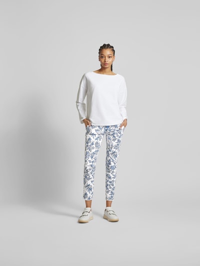 Juvia Sweatpants mit Allover-Muster Weiss 1