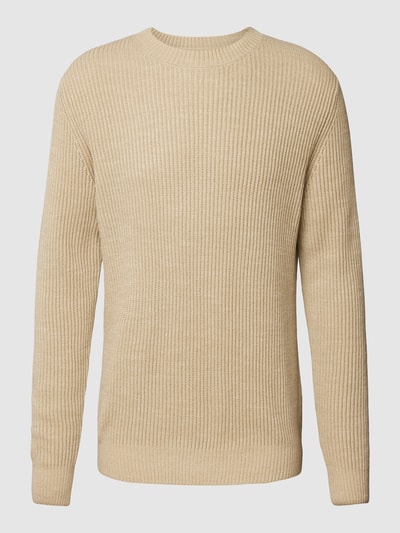 Marc O'Polo Strickpullover mit Rundhalsausschnitt Sand 2