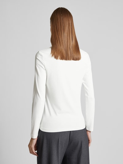 Christian Berg Woman Slim Fit Longsleeve mit Rollkragen Offwhite 5