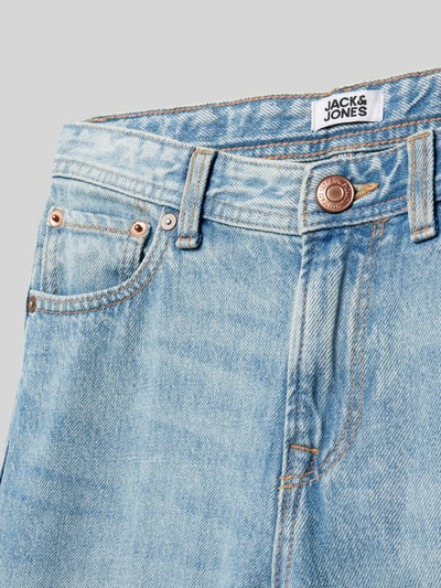 Jack & Jones Baggy Fit Jeans im 5-Pocket-Design Modell 'ALEX' Hellblau 2