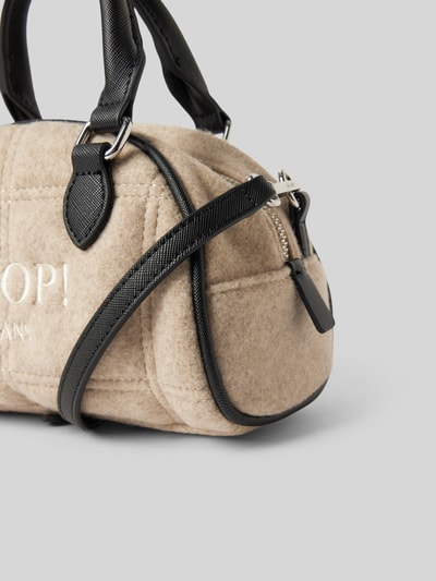 JOOP! Jeans Handtas met labelstitching, model 'ordine giaccone carina' Steengrijs - 2