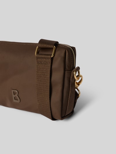 BOGNER Handtasche mit Label-Detail Dunkelbraun 3