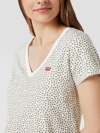 Levi's® T-Shirt mit floralem Allover-Muster Weiss 3