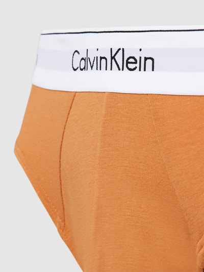 Calvin Klein Underwear Slip mit elastischem Logo-Bund im 3er-Pack Orange 2