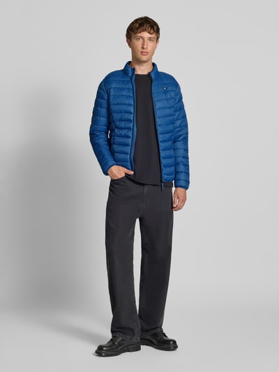 Blend Kurtka pikowana ze stójką model ‘Romsey’ Królewski niebieski 1