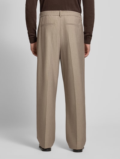 Casual Friday Straight Fit Hose mit Viskose-Anteil Modell 'Grant' Hellbraun 5