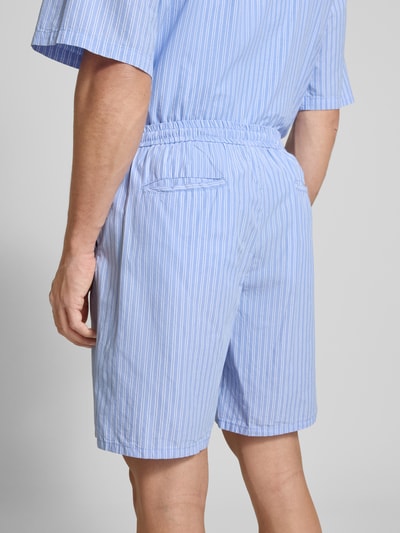 Redefined Rebel Regular Fit Shorts mit elastischem Bund Modell 'FRANCIS' Hellblau 3