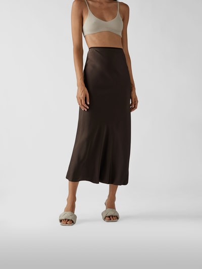 Maison Margiela Maxirock im unifarbenen Design  Dunkelbraun 4