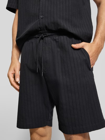 Christian Berg Men Shorts mit elastischem Bund Black 3