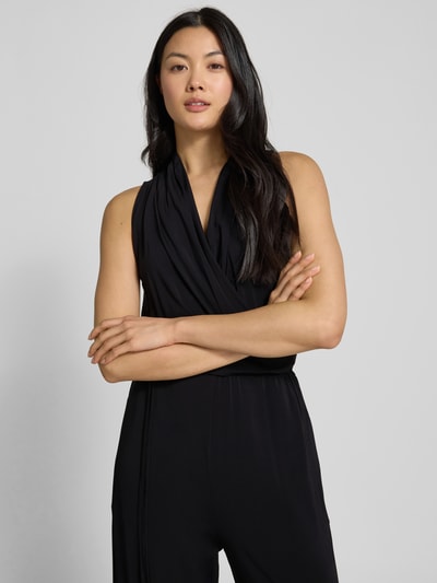 Weekend Max Mara Jumpsuit in Wickel-Optik Modell 'GENZANA' Black 3
