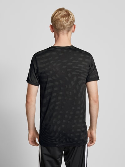 Adidas Training T-Shirt mit Strukturmuster Black 5