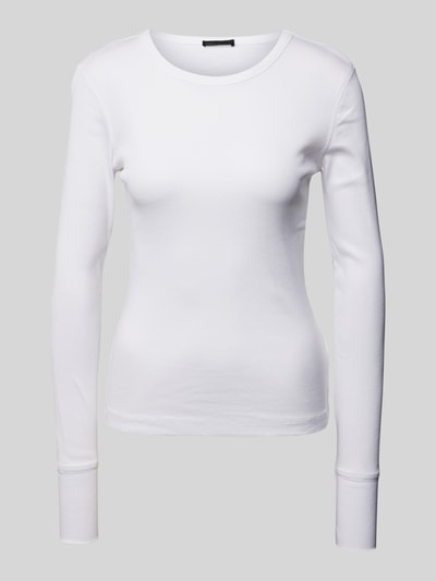 Drykorn Longsleeve mit Rundhalsausschnitt Modell 'NURIT' Weiss 1