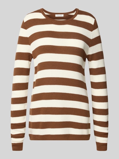 Christian Berg Woman Grof gebreide pullover Cognac - 2