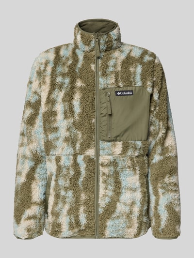 COLUMBIA Fleecejacke mit Stehkragen Oliv 2