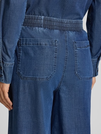 Smith and Soul Wide leg stoffen broek in jeanslook Jeansblauw - 3