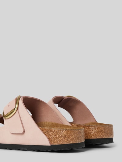 Birkenstock Sandalen aus Leder mit Dornschließe Modell 'Arizona' Pink 2