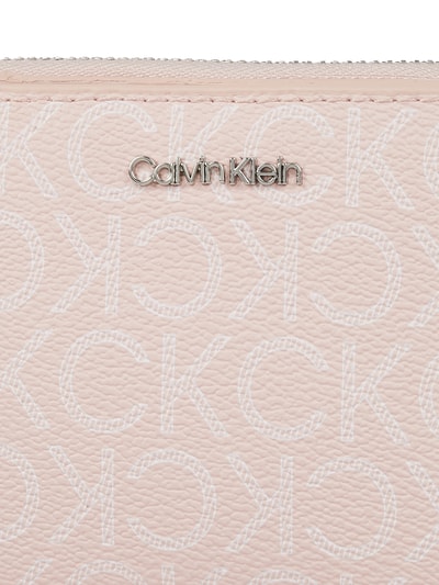 CK Calvin Klein Portemonnaie mit Logo-Muster  Rose 2